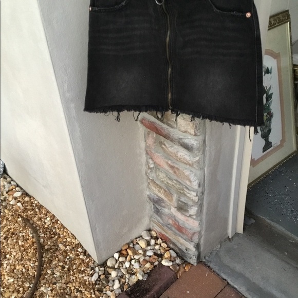 Nwt MINI SKIRT DENIM BY FREE PEOPLE - Picture 2 of 6